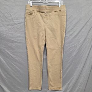 LAUREN RALPH LAUREN- WOMEN'S 12 - BEIGE PULL-ON MODERN LEGGING PANTS